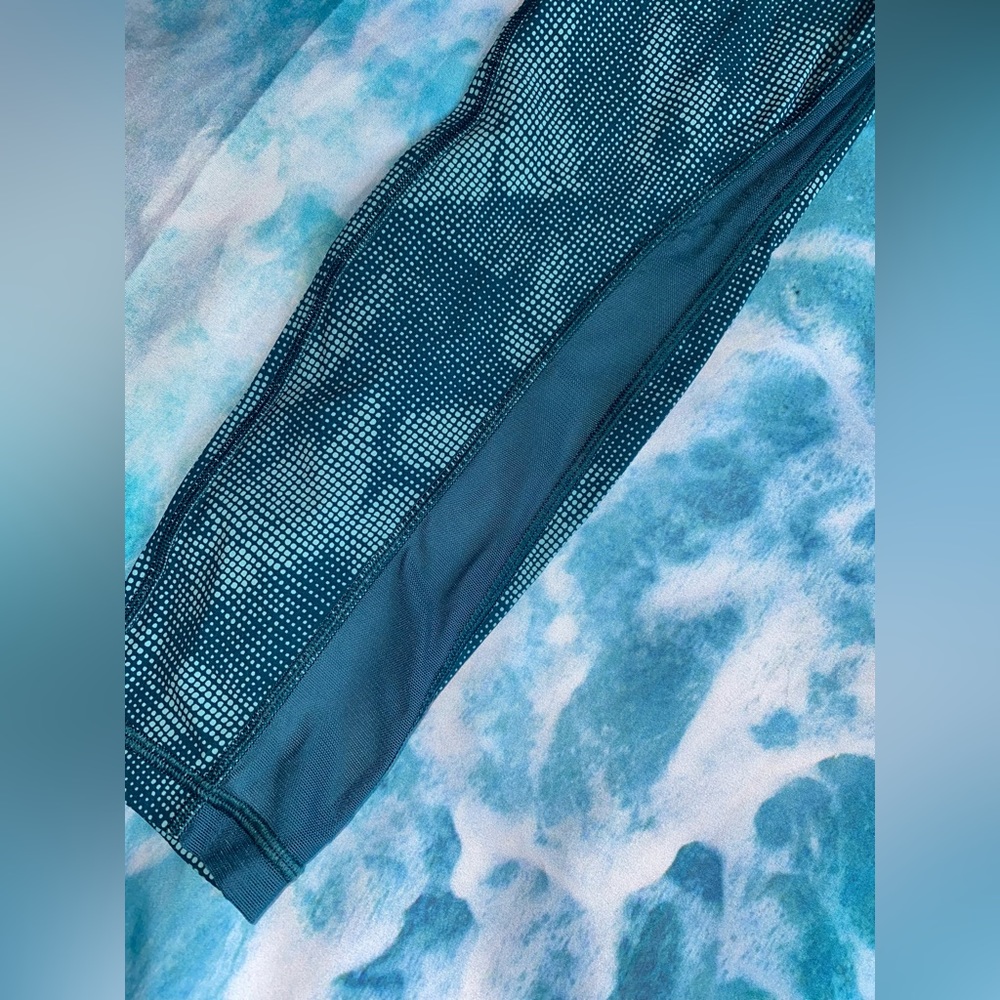 Lululemon Speed Up Teal Leggings - Picture 5 of 9